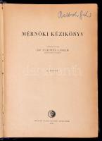 Dr. Palotás László: Mérnöki kézikönyv I-IV. Bp., 1955-1961, Műszaki Könyvkiadó. Kiadói egészvászon-k...