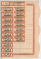 Budapest 1938. "Nitrogen Műtrágya és Vegyiipar Részvénytársaság" tíz részvénye összesen 17...