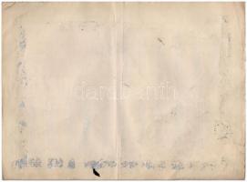 Horvátország / Zágráb 1921. "Slavonija" Faipari Társaság részvénye 200K-ról szelvényekkel,...