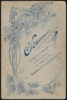 cca 1910 Bocche do Cattaro, Katonák műtermi csoportképe, keményhátú fotó, 16x11 cm