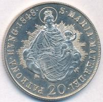 1848B 20kr Ag "V. Ferdinánd" tájékoztató lappal T:1,1- juszt.
Adamo B5