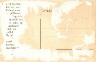 Sátoraljaújhely, Erzsébet közkórház, címeres keret (ragasztónyom / gluemark)