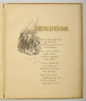 Arany János balladái. Zichy Mihály rajzaival. Budapest, 1896. Ráth Mór. Kiadói, dombornyomásos, rend...