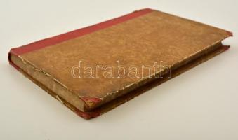 Télfy János: Ethika vagy bölcsészeti erkölcstan. Pest, 1864, Heckenast Gusztáv. félvászon kötés, ger...