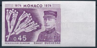 Ernest Duchesne orvos vágott ívszéli színpróba, Ernest Duchesne imperf margin colour proof