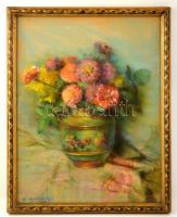 Szentgyörgyvári Gyenes Lajos, (1890-1971): Cineák. Pasztell, papír, jelzett, üvegezett keretben, 60×...