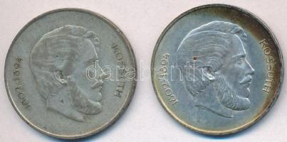 1947. 5Ft Ag "Kossuth" (2x) T:2,2- kis ph., patina