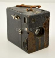 Zeiss Ikon Box Tengor 6x9 cm rollfilmes kamera Goerz Frontar 1:11 objektívvel, kopottas állapotban