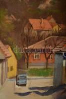 Bánovszky Miklós (1895-1995): Csobánka. Olaj, vászon, jelzett, keretben, 60×80 cm