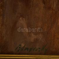 Bánovszky Miklós (1895-1995): Csobánka. Olaj, vászon, jelzett, keretben, 60×80 cm