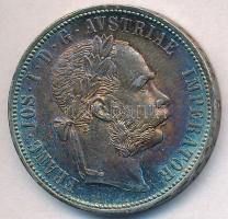 Ausztria 1892. 1Fl Ag "Ferenc József" T:2 patina  Austria 1892. 1 Florin Ag "Franz Joseph" C:XF patina Krause KM#2222