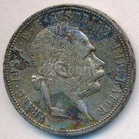 Ausztria 1881. 1Fl Ag "Ferenc József" T:2- patina Austria 1881. 1 Florin Ag "Franz Joseph" C:VF patina Krause KM#2222