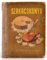 Szakácskönyv. Szerk.: Venesz József. Bp., 1954, Kereskedelmi Könyvkiadó. Kiadói illusztrált félvászon-kötés, megviselt állapotban, kopottas borítóval, sérült gerinccel, egy-két lap szamárfules. Első kiadás!