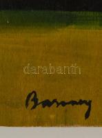 Barcsay jelzéssel: Ülő nő, olaj, farost, 41,5×26 cm