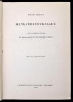 Tóth Dénes: Hangversenykalauz. Bp., 1960, Zeneműkiadó Vállalat. Vászonkötésben, jó állapotban