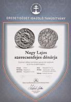 1373-1382. Denár Ag "I. Nagy Lajos" ismertetővel (~0,4g) T:2-
Huszár 547.,Unger I.: 432.a