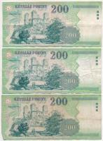1998-2007. 200Ft (6xklf) T:III