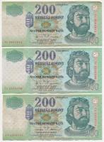 2002-2007. 200Ft (6xklf) T:III