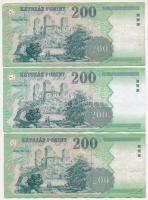 2002-2007. 200Ft (6xklf) T:III