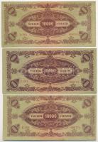 1945-1946. 10.000P-10.000MP (9x) T:I--III szép papír