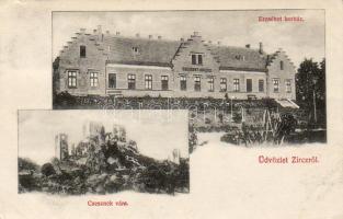 Zircz, Hospital Elisabeth , Burg von Csesznek
