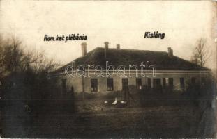 1926 Kisláng, Római katolikus plébánia, photo (ragasztónyom / gluemark)