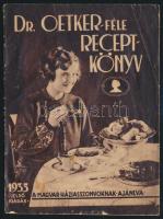 1935 Dr. Oetker-féle receptkönyv, első kiadás, 16p