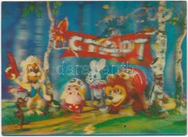 9 db MODERN dimenziós motívumlap / 9 modern dimensional (3D) motive cards