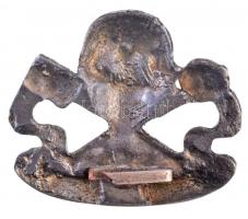 DN "4. Infanterie Division - Sturmtruppe" sapkajelvény modern másolat (28x33mm) T:2,2- tűh...