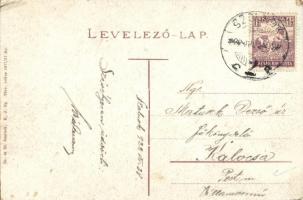 Szolnok, pályaudvar, vasútállomás gőzmozdonnyal (EK)