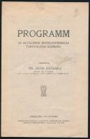 1918 Debrecen, Program az általános békekonferencia tárgyalásai számára, 8p