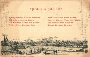 Nürnberg, Nuremberg; im Jahre 1552 / in 1552. Carl Koch