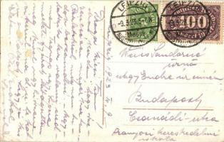 Leipzig, Reichsstrasse während der Messe / eventful street view with tram, fair (EK)