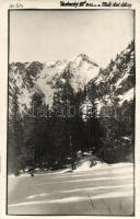 1933 Magas Tátra, Nagyszalóki csúcs / Slavkovsky stít / mountain peak, photo (EK)