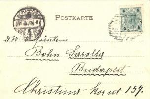 Karlovy Vary, Karlsbad; Frühpromenade bei der Mühlbrunncolonnade / eventful promenade (EK)