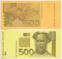 Horvátország 1993 (1994). 5K előlapi színpróba + 50K előlapi színpróba + 200K előlapi és hátlapi szí...
