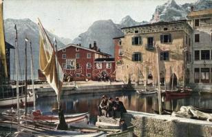 Torbole, Garda-See, Hafen / port, lake, Ariello boat
