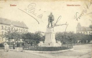 Zombor Schweidel szobor