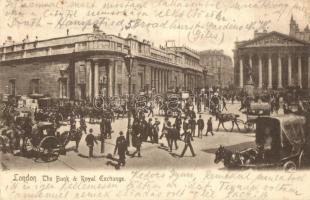 London, The Bank & Royal Exchange. Raphael Tuck & Sons View Series 1150. (small tear)