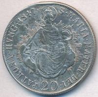 1848B 20kr Ag "V. Ferdinánd" T:2,2- ph