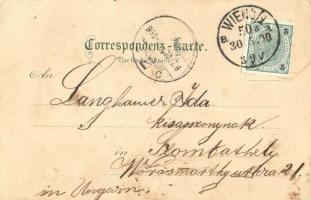 1900 Vienna, Wien; Fahrt Sr. Maj. des Kaisers Franz Josef zur Eröffnung der Jubiläums-Ausstellung / ...