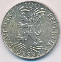 Csehszlovákia 1949. 100K Ag "Sztálin" T:2
Czechoslovakia 1949. 100 Korun Ag "Stalin&...
