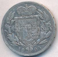 Liechtenstein 1904. 1K Ag "II. János herceg" T:2,2-
Liechtenstein 1904. 1 Krone Ag "...