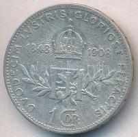Ausztria 1908. 1K Ag "Ferenc József - Jubileum" T:2,2-
Austria 1908. 1 Corona Ag "Fr...