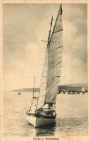 Balaton, yacht (kopott sarkak / worn corners)