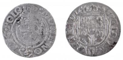 Lengyel Királyság 1621-1623. Poltorak Ag "III. Zsigmond" (2xklf) (1,1g/0,95g) T:2- Poland 1621-1623. Poltorak Ag "Sigismund III" (2xdiff) (1,1g/0,95g) C:VF Kopicki 858;861.