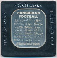 1982. "FIFA-Football VB Spanyolország" Ag szögletes emlékérem, eredeti tokban, tanúsítvánn...