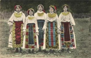 Román népviselet / Romanische Volkstracht / Costum de National / Romanian folklore (fl)