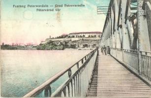 Újvidék, Novi Sad; Pétervárad vár a hídról / Grad Petrovaradin, bridge (EK)