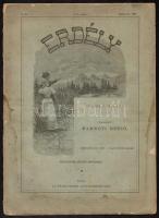 1896 Az Erdély honismertető lap V. évfolyamának 1-2. száma